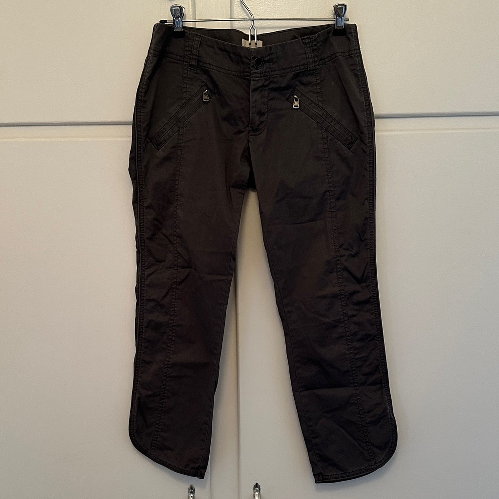 LIKE NEW Diesel Capri Athletic Zip Grey